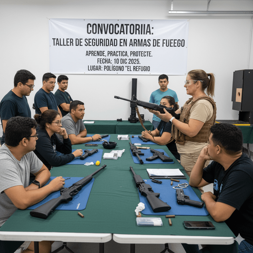 Imagen de Convocatoria: Taller de Seguridad en Armas de Fuego